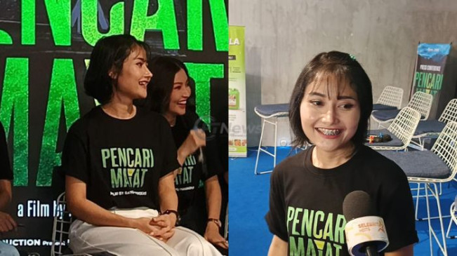 Perdana Main Film Horor Komedi, Riyuka Bunga Kesulitan Akting Menangis