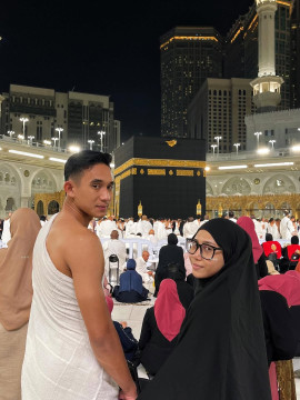Rizky Ridho dan Sendy Aulia Saat Umrah (instagram/@rizkyridhoramadhani)