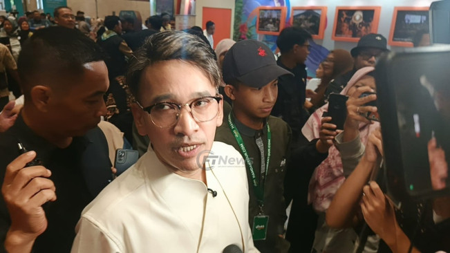 Ruben Onsu ditemui di kawasan Senayan, Jakarta, Sabtu (12/7/2025). [Foto: FTNews.co.id/Selvianus Kopong Basar]