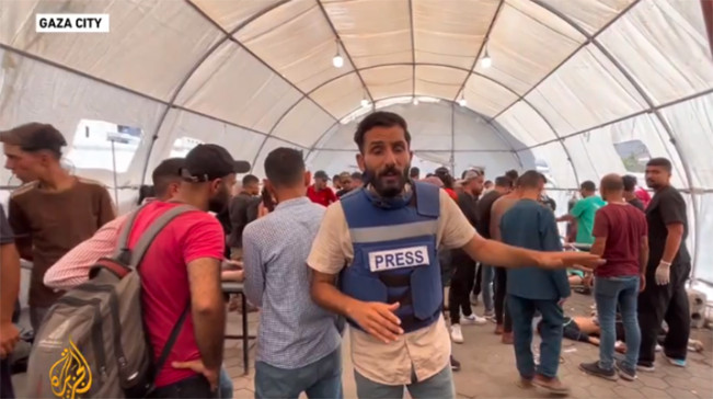 Kondisi mengenaskan rumah sakit di Gaza dengan pasokan bahan bakar makin menipis, pasien-pasien terancam meninggal/Foto: tangkap layar video Al Jazeera