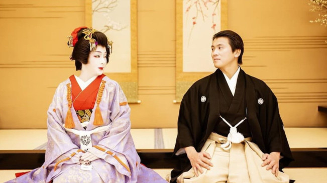 Throwback! Potret Syahrini Dandan Ala Geisha Bikin Pangling