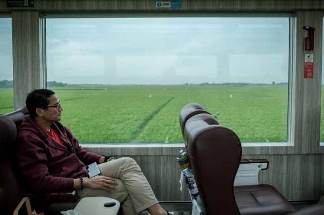 Jajal Kereta Panoramic, Sandiaga Uno Mengaku Terkesan