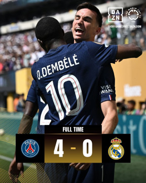 Hasil akhir PSG vs Real Madrid. [Instagram]