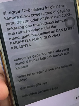 Bukti percakapan (X)