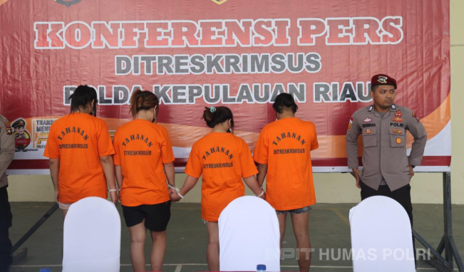 Promosi Judol di Instagram, Empat Tersangka Diamankan Tim Siber Ditreskrimsus Polda Kepri