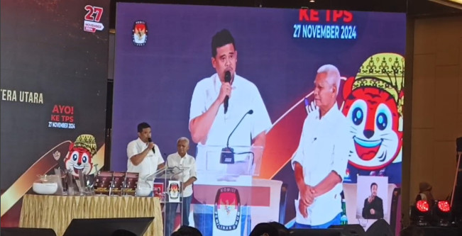 Diteriaki Mulyono Saat Debat Pilgub Sumut, Bobby Nasution: Saya Rasa Harus Ada Tata Tertib