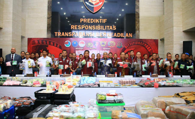 Heboh! Bareskrim Polri Rilis Tangkapan Lebih 2,8 Ton Narkoba dan Perputaran Uang RP59,2 Triliun