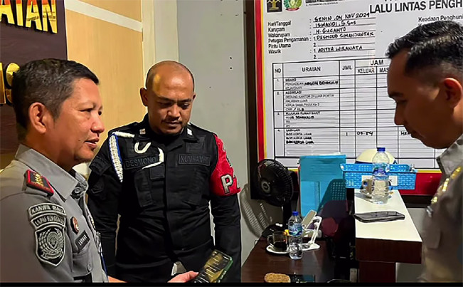 Antisipasi Judi Online, Handphone Petugas Lapas Bengkalis Diperiksa