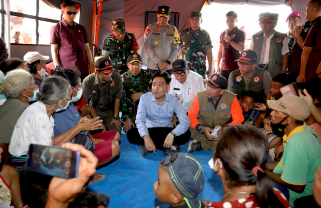 Ini Arahan Wapres Gibran Terkait Penanganan Bencana Erupsi Lewotobi Laki Laki