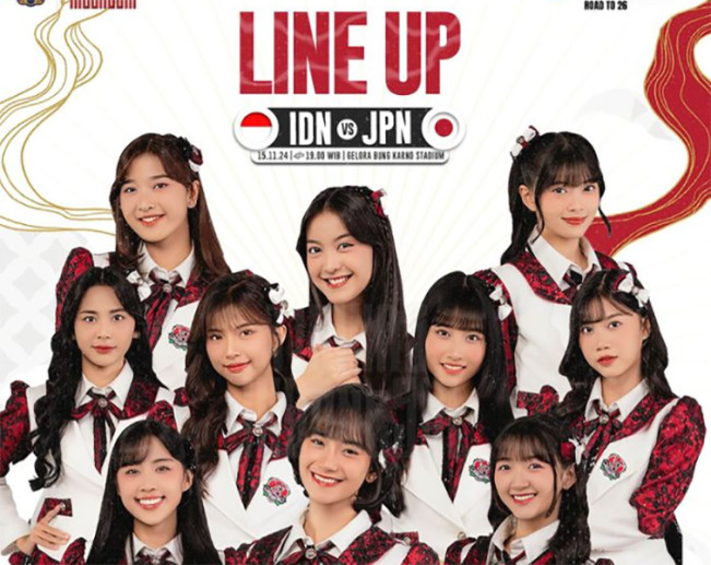 JKT48 akan Meriahkan Pertandingan Timnas Indonesia Melawan Jepang di GBK