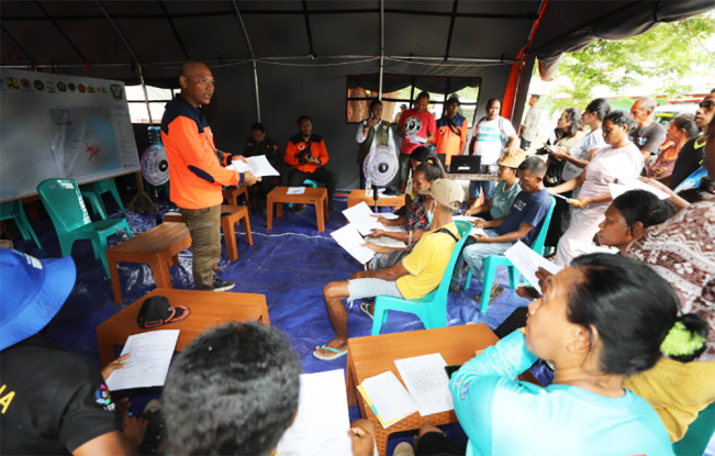 Pemerintah Sosialisasikan Rencana Relokasi Warga Terdampak Erupsi Gunung Lewotobi Laki-Laki