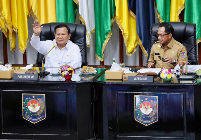 Hadiri Rakor Pengendalian Inflasi, Presiden Prabowo Sebut Inovasi Pemerintahan Jokowi