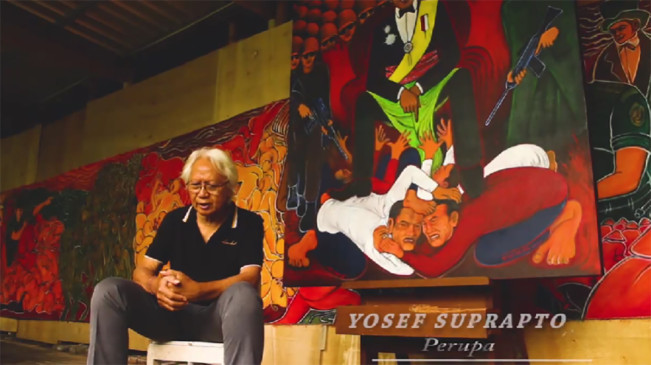 Heboh! Galeri Nasional Bredel Pameran Tunggal Yos Suprapto Saat Pembukaan!