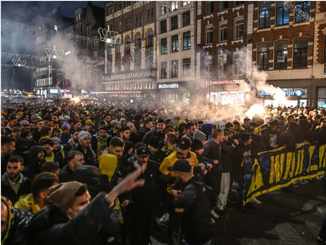 Bentrokan Fans Bola Israel di Amsterdam, 5 Warga Belanda Dipenjara
