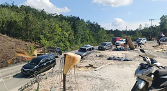 Meski Ada yang belum Diaspal, Jalan Lintas Riau-Sumbar di Tanjung Alai Kampar Dibuka Dua Arah