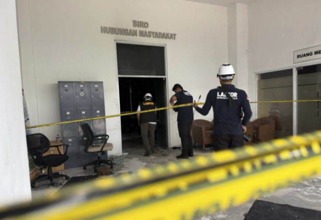 Puslabfor Bareskrim Selidiki Sisa Abu dan Arang Kebakaran Gedung Kementerian ATR/BPN