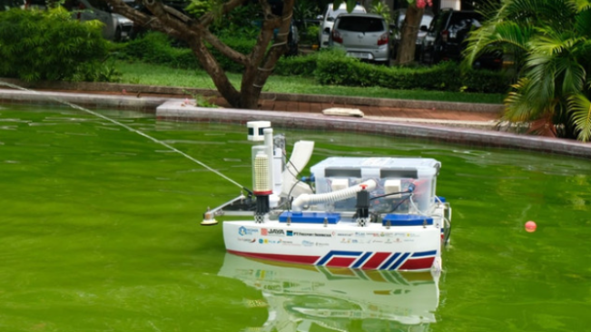 Desain Kapal Tanpa Awak Mahasiswa Indonesia Unjuk Diri pada IRC 2025 di Amerika