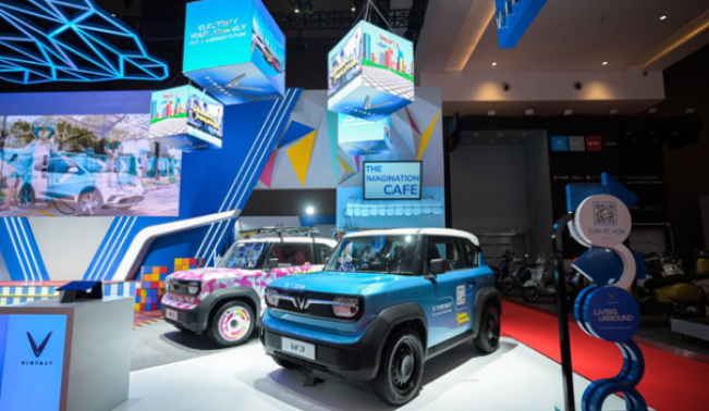 Paling Banyak Diuji Coba di IIMS 2025, Ini Mobil Listrik VinFast VF 3 Asal Vietnam
