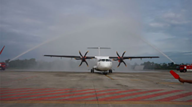 Rute Penerbangan Baru Pekanbaru - Rengat Resmi Diluncurkan