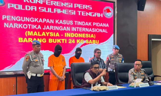 Polisi Gagalkan Peredaran 24 Kg Sabu di Palu Sulteng, 3 Pelaku Ditangkap Bandar dalam Pemburuan