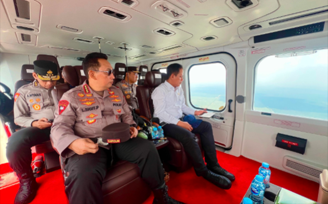 Kapolri Listyo Sigit Tinjau Karhutla Riau, Dalam Dua Hari Turun Drastis dari 586 Hot Spot Tinggal 144