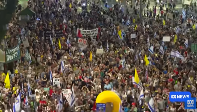 Israel Bersedia Tangguhkan Operasi Ambil Alih Gaza, Demonstrasi Besar-besaran di Tel Aviv