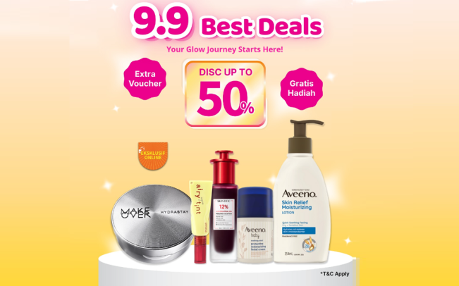Diskon Guardian 9.9 hingga 50%: Somethinc, Wardah, hingga COSRX Termurah