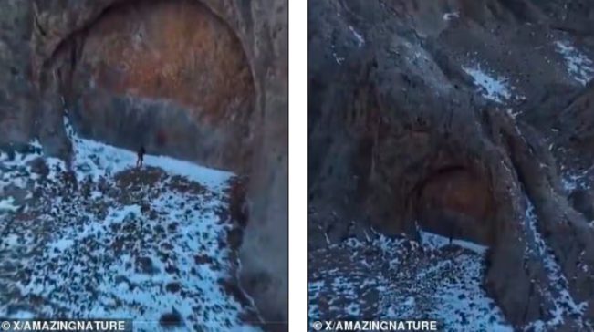 Penjelajah Temukan Pintu Raksasa Tersembunyi di Pegunungan, Orang Menduga Itu Markas Alien