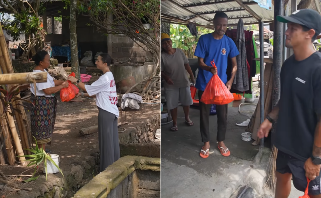 Aksi Heroik Jennifer dan Irfan Bachdim Saat Banjir Bali