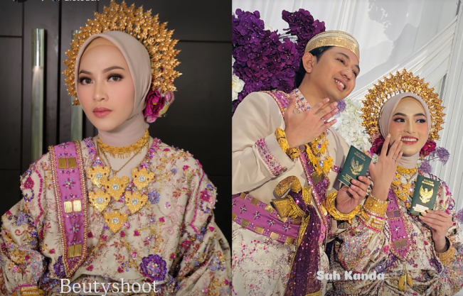 Potret Pernikahan Feby Putri dan Adam Febrian, Pakai Tradisi Mappacci