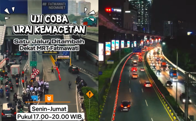 Masa Gratis Tarif Tol Fatmawati 2 Diperpanjang Sampai Oktober, Catat Syarat dan Jam Berlakunya!