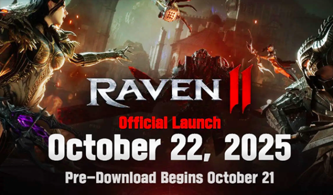 Siap-siap! MMORPG "Dark Fantasy" dari Netmarble, "Raven2" segera Meluncur pre-Download 21 Oktober