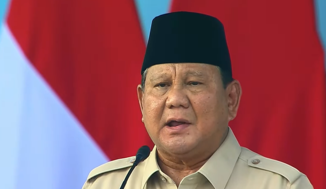 Pidato Tegas Presiden Prabowo di HUT ke-80 TNI: TNI Adalah Benteng NKRI!
