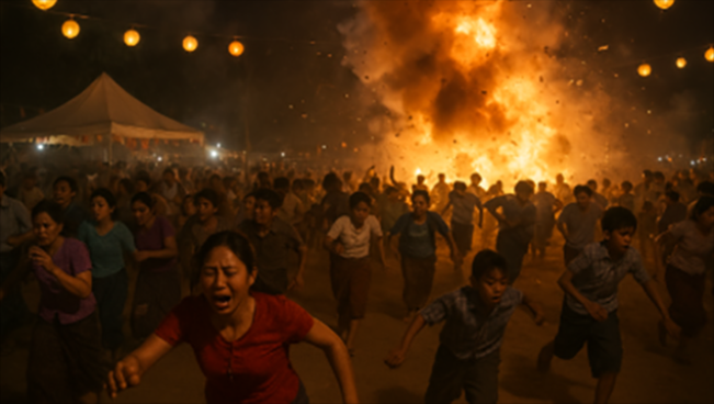 Festival Myanmar di Bom, 40 Orang Tewas Mengenaskan