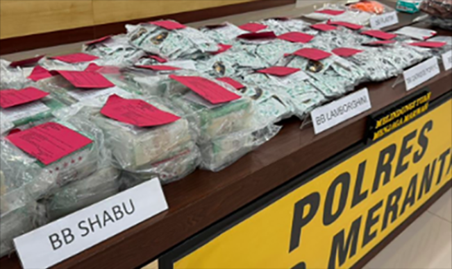 Polisi Gulung Sindikat Narkoba Malaysia, Dalangnya Perempuan 35 Tahun Asal Banten