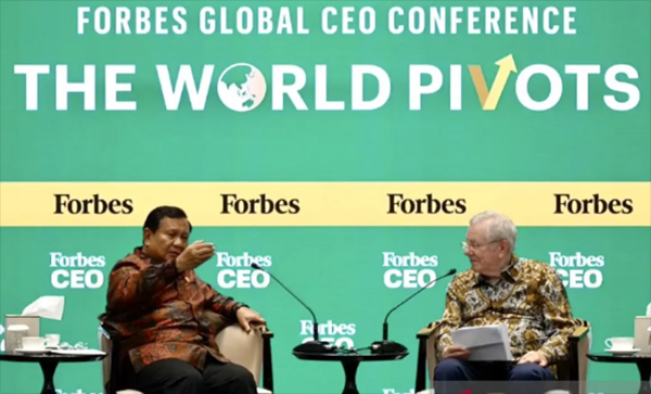 Di Forum Forbes, Presiden Prabowo Ungkap Warisan Pemikiran Ekonomi Sang Ayah