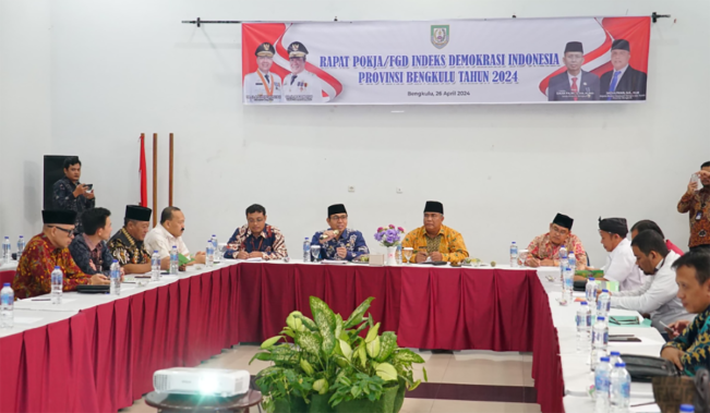 Indeks Demokrasi Indonesia di Bengkulu Capai 73,23