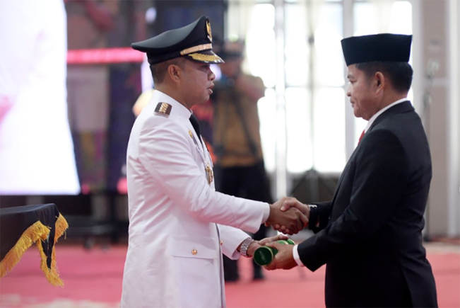 Muttaqien Hasrimi Dilantik Jadi Pj Wali Kota Tebing Tinggi