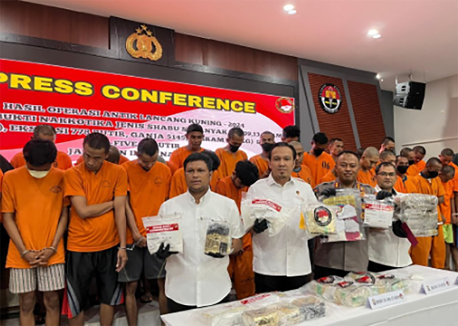 Polda Riau: 485 Pelaku Narkotika Ditangkap, 20,3 Kg Sabu dan 778 Butir Ekstasi Disita