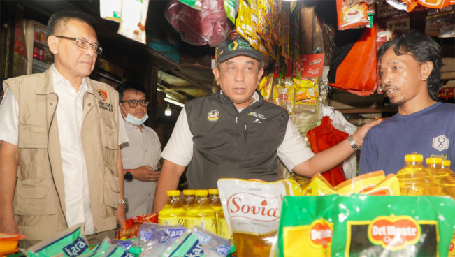 Satgas Pangan Polri Uji Keamanan Pangan di Pasar Tambun