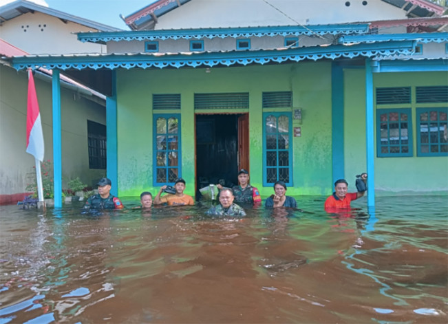 Banjir Masih Rendam Dua Desa di Kabupaten Sanggau