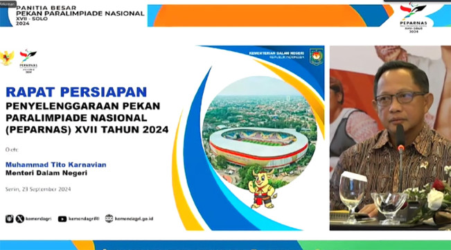 Persiapan Peparnas ke-17 Solo, Mendagri: Venue Hampir Semuanya Siap!