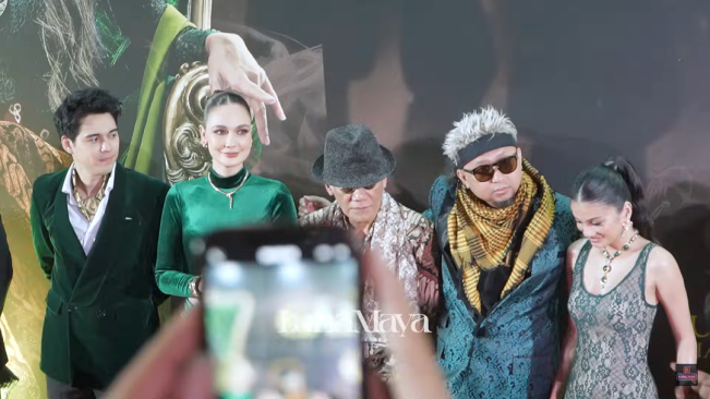 Momen romantis Luna Maya dan Maxime Bouttier kerja bersama. (YouTube)