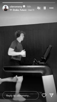 Ole Romeny di TC Timnas Indonesia di Bali. (Instagram)