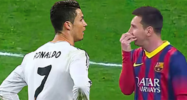 Cristian Ronaldo - Lionel Messi/Foto: tangkap layar