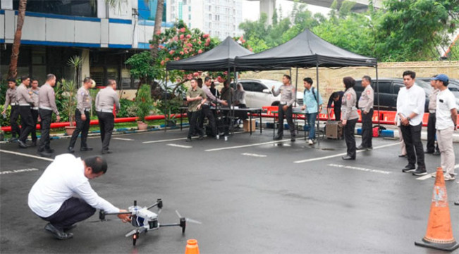 Mengenal Drone Faro Nirawak,  Alat Perkuat Investigasi Kecelakaan Lalu Lintas