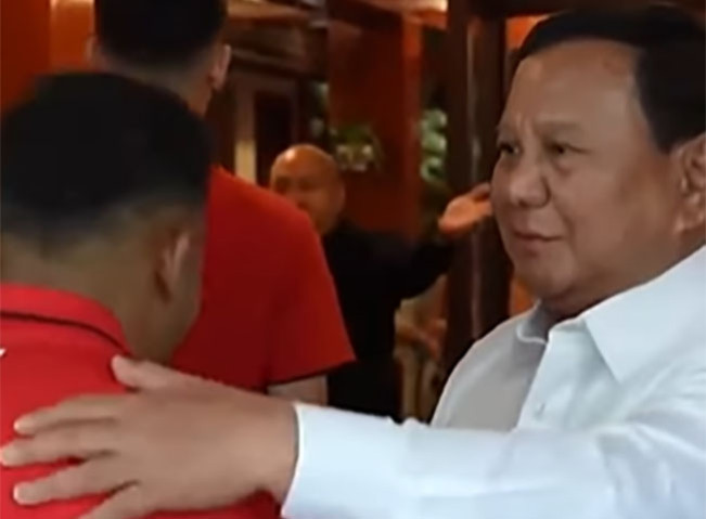 Video Viral Presiden Prabowo Menjamu Timnas Indonesia Marselino Nyanyikan Lagu Favorit Presiden