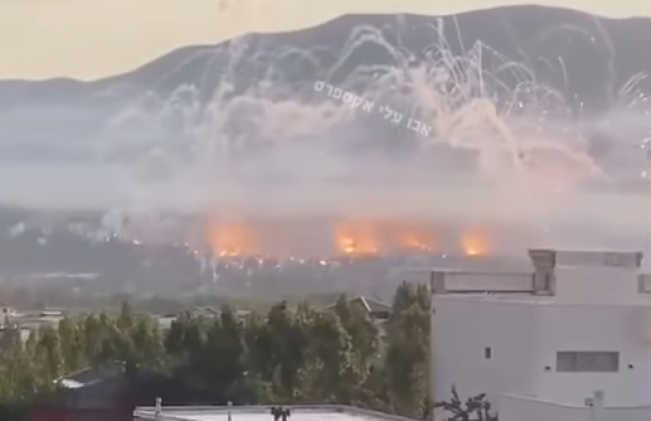 Lokasi penyimpanan rudal balistik di Tabriz, Iran utara, yang terkena serangan Israel. / Sumber:  Instagram jewishbreakingnews