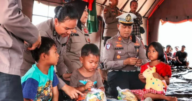 Kerusuhan Warga Vs PT SSL juga Berdampak pada Anak-anak, Polisi Terjunkan Tim Trauma Healing ke Pengungsian