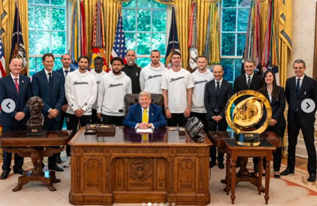 Haduhh! Pantas Juventus Bete Ketemu Trump, Diajak Ngomong Konflik Timur Tengah dan Atlet Transgender